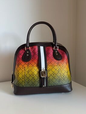 L.A.M.B. by Gwen Stefani “Kingston” Rasta Ombré Satchel